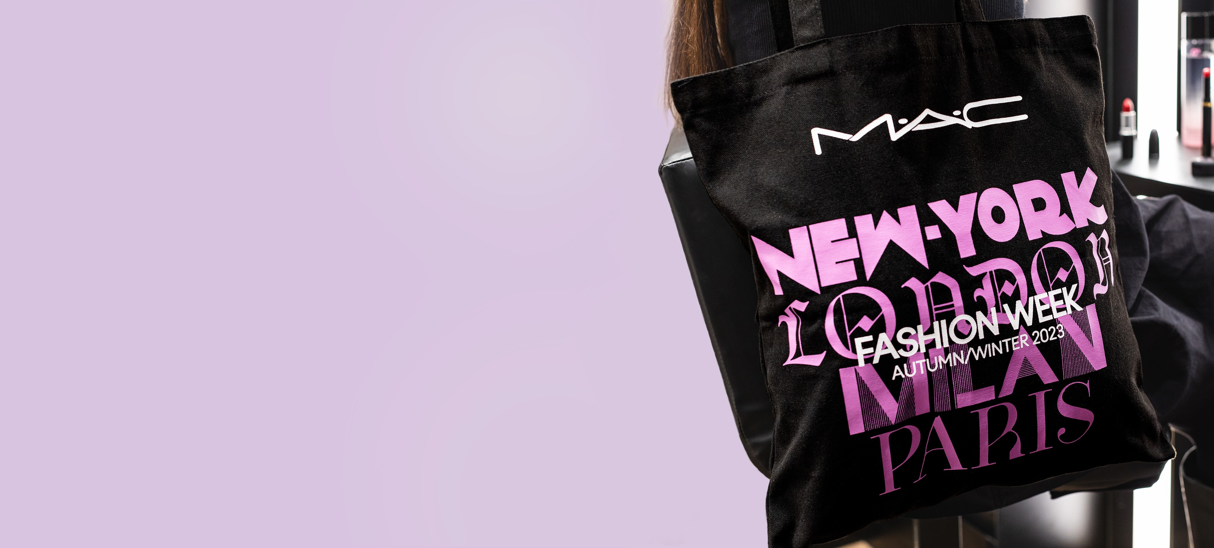 Vászontáska MAC Fashion week ajándék